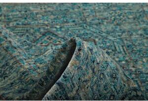 Tappeto Kairo Stilizzato Verde Petrolio Beige 125x179 Cm