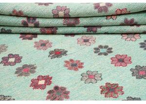Tappeto Berbero Geometrico Turchese Multicolore 242x306 Cm