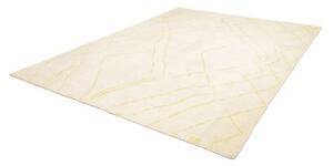 Tappeto Berbero Geometrico Avorio Giallo 242x308 Cm
