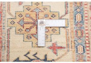 Tappeto Kazak Fine Geometrico Avorio Multicolore 277x370 Cm