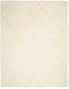 Tappeto Berbero Geometrico Avorio Giallo 242x308 Cm