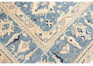 Tappeto Kazak Fine Stilizzato Blu Beige 267x367 Cm