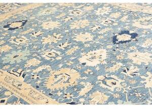 Tappeto Kazak Fine Stilizzato Blu Beige 267x367 Cm