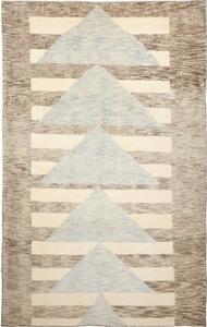 Tappeto Berbero Geometrico Marrone Avorio 192x301 Cm