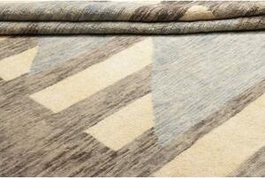 Tappeto Berbero Geometrico Marrone Avorio 192x301 Cm