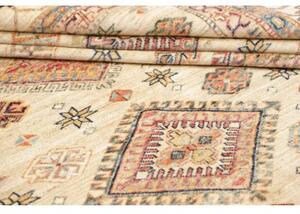 Tappeto Kazak Fine Geometrico Avorio Multicolore 277x370 Cm