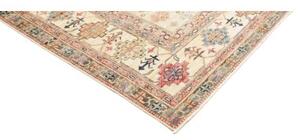 Tappeto Kazak Fine Geometrico Avorio Multicolore 277x370 Cm
