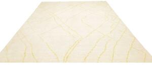 Tappeto Berbero Geometrico Avorio Giallo 242x308 Cm