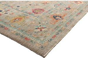 Tappeto Zigler Fine Floreale Grigio Beige 275x369 Cm