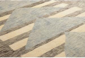 Tappeto Berbero Geometrico Marrone Avorio 192x301 Cm