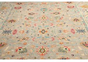 Tappeto Zigler Fine Floreale Grigio Beige 275x369 Cm