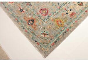Tappeto Zigler Fine Floreale Grigio Beige 275x369 Cm