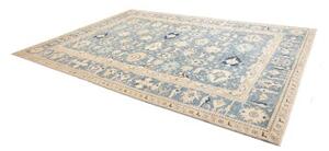 Tappeto Kazak Fine Stilizzato Blu Beige 267x367 Cm