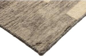 Tappeto Berbero Geometrico Marrone Avorio 192x301 Cm