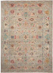 Tappeto Zigler Fine Floreale Grigio Beige 275x369 Cm