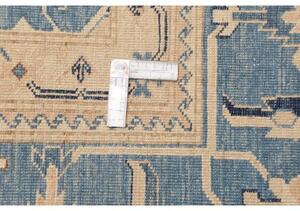 Tappeto Kazak Fine Stilizzato Blu Beige 267x367 Cm