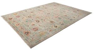 Tappeto Zigler Fine Floreale Grigio Beige 275x369 Cm