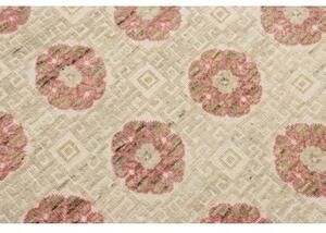 Tappeto African Design Stilizzato Beige Rosa Antico 235x310 Cm
