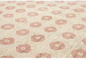 Tappeto African Design Stilizzato Beige Rosa Antico 235x310 Cm