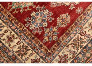 Tappeto Kazak Fine Geometrico Rosso Avorio 209x290 Cm