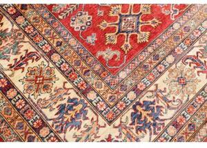 Tappeto Kazak Fine Stilizzato Rosso Avorio 296x406 Cm