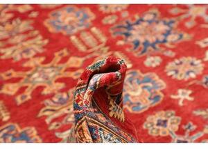 Tappeto Kazak Fine Stilizzato Rosso Avorio 296x406 Cm