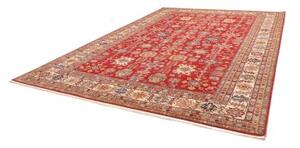 Tappeto Kazak Fine Stilizzato Rosso Avorio 296x406 Cm