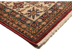 Tappeto Kazak Fine Geometrico Rosso Avorio 209x290 Cm