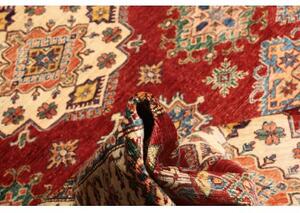 Tappeto Kazak Fine Geometrico Rosso Avorio 209x290 Cm