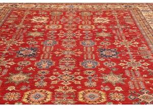 Tappeto Kazak Fine Stilizzato Rosso Avorio 296x406 Cm