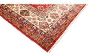 Tappeto Kazak Fine Geometrico Rosso Avorio 297x410 Cm