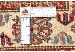 Tappeto Kazak Fine Stilizzato Blu Beige 102x156 Cm