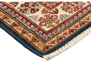 Tappeto Kazak Fine Stilizzato Blu Avorio 103x148 Cm