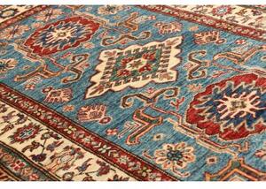 Tappeto Kazak Fine Stilizzato Azzurro Beige 99x152 Cm