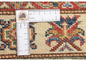 Tappeto Kazak Fine Stilizzato Blu Rosso 89x125 Cm