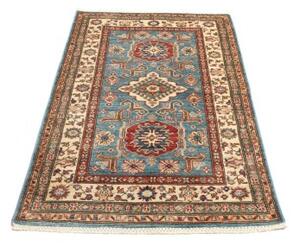Tappeto Kazak Fine Stilizzato Azzurro Beige 99x152 Cm