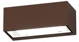 Applique classica top light spa ag gx53 led ip54 alluminio vetro biemissione - Top Light