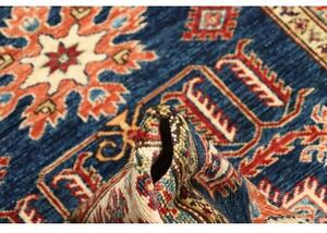 Tappeto Kazak Fine Stilizzato Blu Beige 102x156 Cm