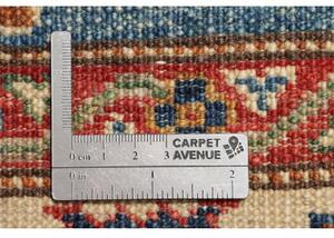 Tappeto Kazak Fine Stilizzato Blu Rosso 89x125 Cm