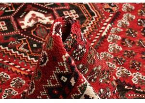 Tappeto Shiraz Geometrico Rosso Nero 172x260 Cm