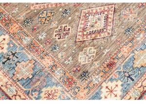 Tappeto Kazak Fine Geometrico Beige Blu 168x237 Cm