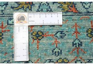 Tappeto Kairo Geometrico Verde Petrolio Beige 168x233 Cm