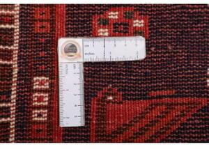 Tappeto Shiraz Geometrico Rosso Mattone Blu Notte 163x235 Cm