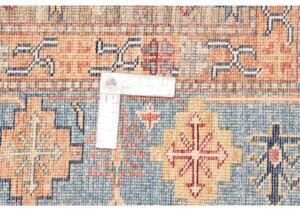 Tappeto Kazak Fine Geometrico Beige Blu 168x237 Cm