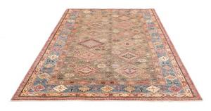 Tappeto Kazak Fine Geometrico Beige Blu 168x237 Cm