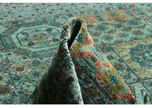 Tappeto Kairo Geometrico Verde Petrolio Beige 168x233 Cm
