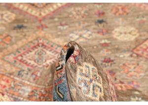 Tappeto Kazak Fine Geometrico Beige Blu 168x237 Cm