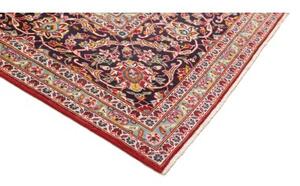Tappeto Ardakan Medaglione Floreale Rosso Blu Scuro 254x378 Cm