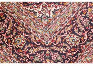 Tappeto Ardakan Medaglione Floreale Rosso Blu Scuro 254x378 Cm