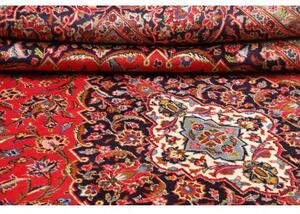 Tappeto Ardakan Medaglione Floreale Rosso Blu Scuro 290x397 Cm